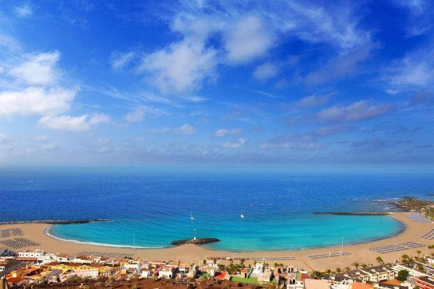 First Line Sea, Luxury Penthouse, Sea And Sunset View Vivenda Vacational Guayero 618 Apartment ลอส กริสเตียนอส ภายนอก รูปภาพ
