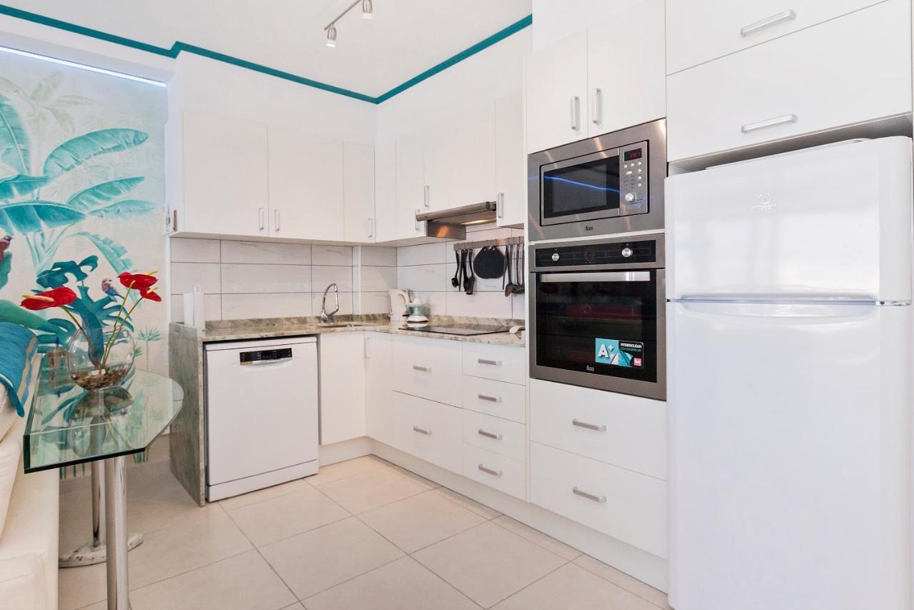 First Line Sea, Luxury Penthouse, Sea And Sunset View Vivenda Vacational Guayero 618 Apartment ลอส กริสเตียนอส ภายนอก รูปภาพ