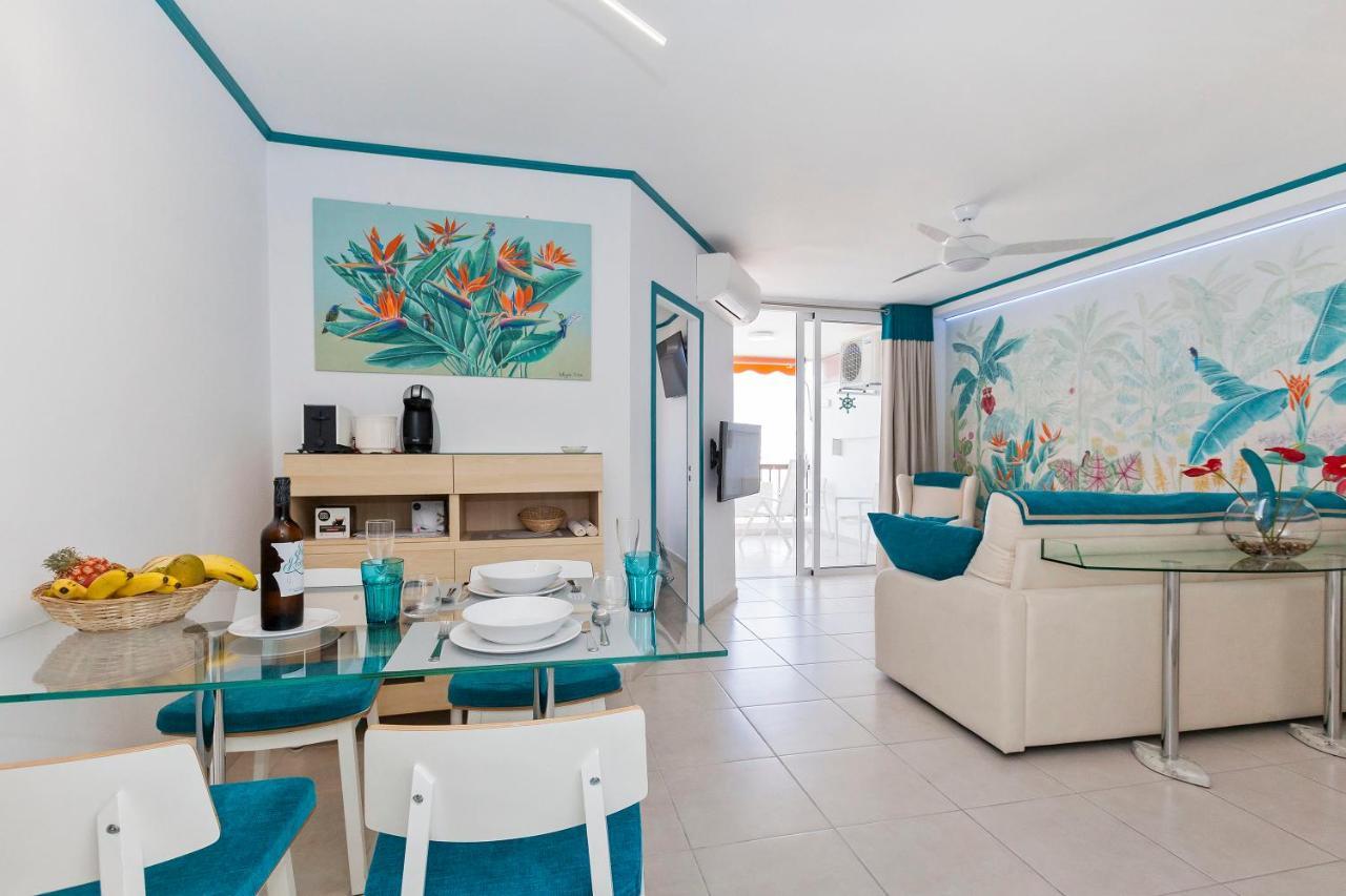 First Line Sea, Luxury Penthouse, Sea And Sunset View Vivenda Vacational Guayero 618 Apartment ลอส กริสเตียนอส ภายนอก รูปภาพ